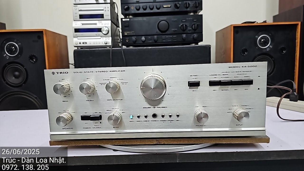 Trio KA 5002. Chất âm tuyệt vời như dòng xuất âm tụ. Trúc - Hưng Yên.   0972 138 205.