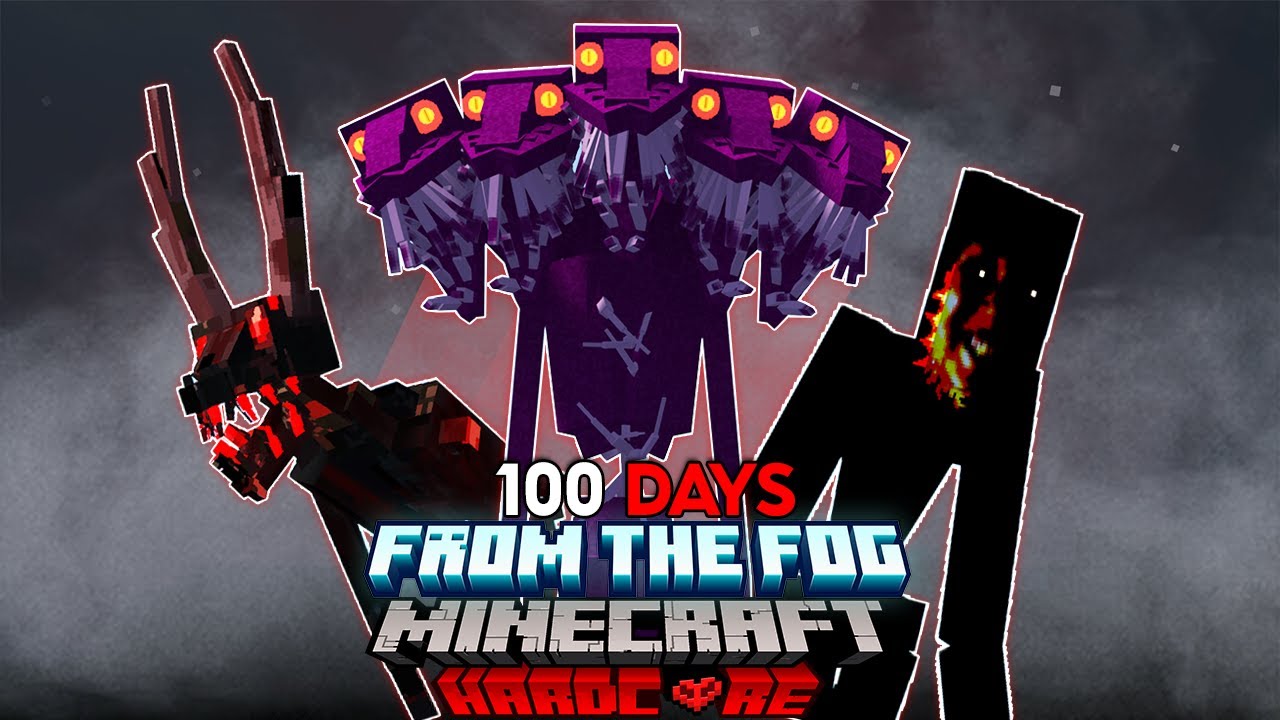 TÓM TẮT 100 Ngày Minecraft FROM THE FOG VÙNG ĐẤT QUÁI VẬT DWELLER !!?