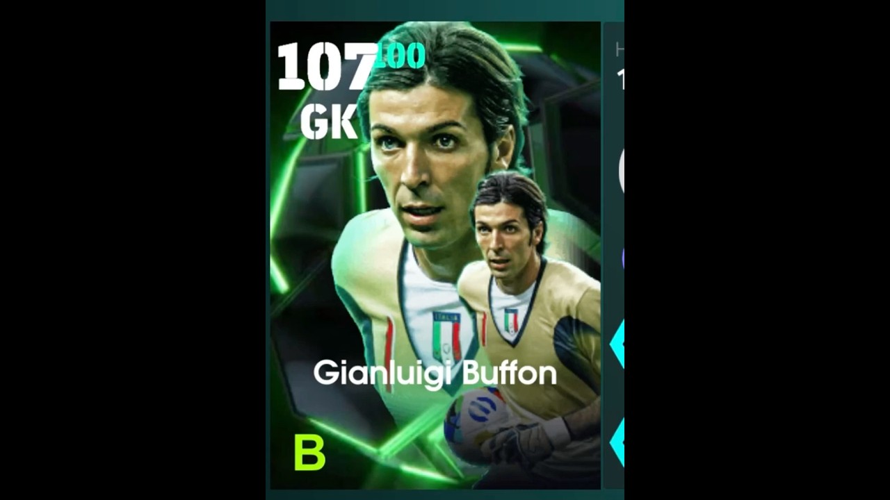 #efootball #shorts #buffon & LEGEND #beckenbauer RATING 107 & 106. #besttrainingprogress