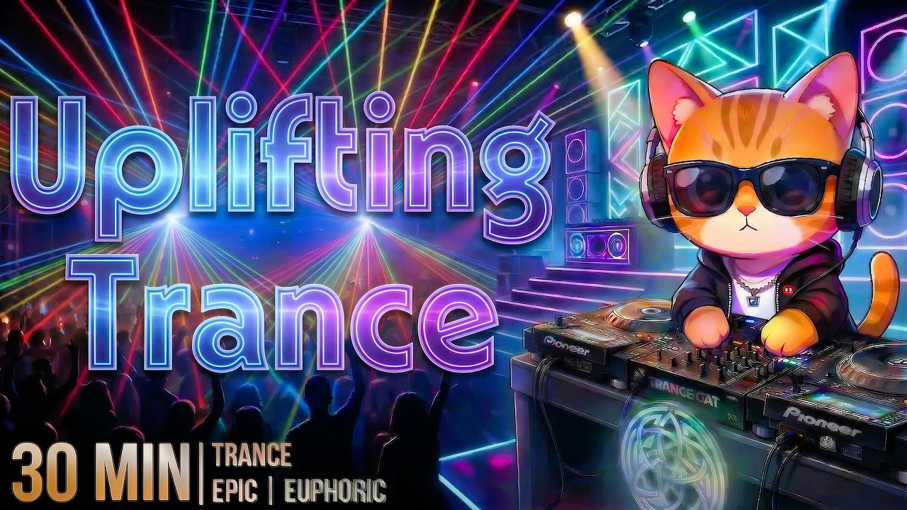 Uplifting Trance Mix 30-Minute for Deep Focus Part 1