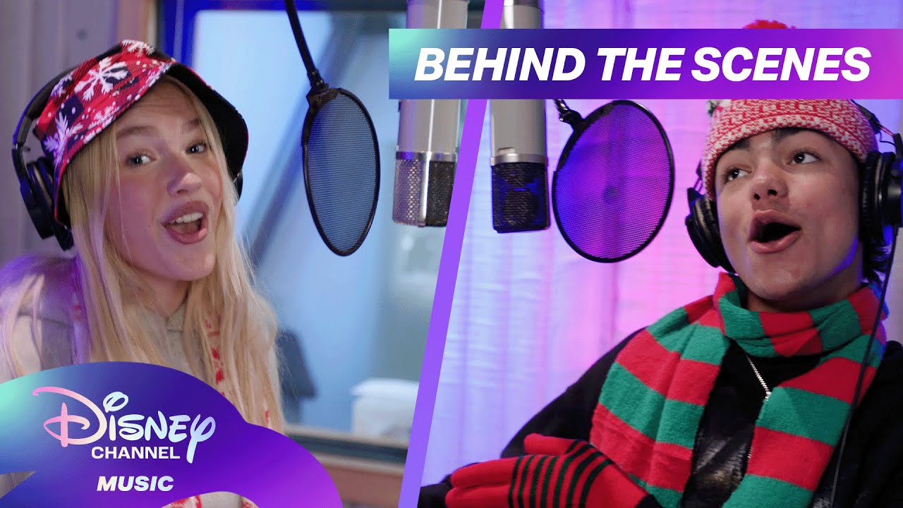 Malachi Barton & Freya Skye Record “Snow Angels”!❄️👼 | Behind the Scenes | @disneychannelmusic