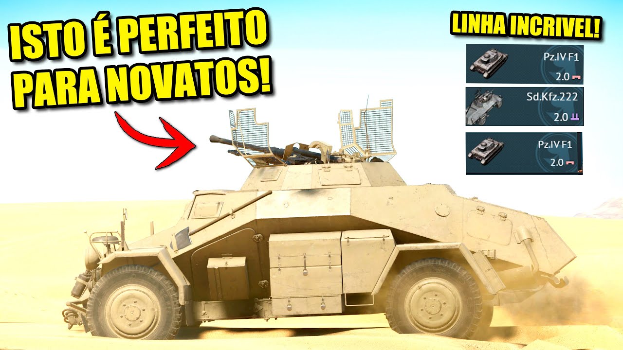 Fiz uma Linha de Tanques Gratuitos Perfeita para Novatos! - Warthunder PT - BR