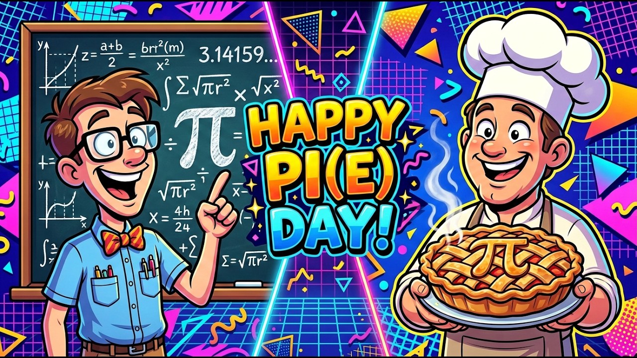 Happy Pi(e) Day! π🥧 | 80s Anthem for Nerds & Foodies