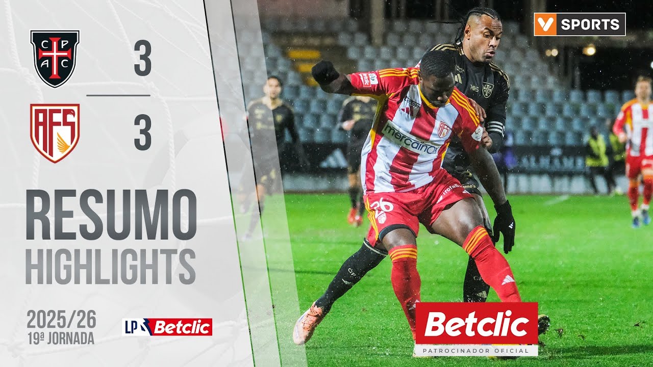 Resumo: Casa Pia  3-3 AVS (Liga 25/26 #19)
