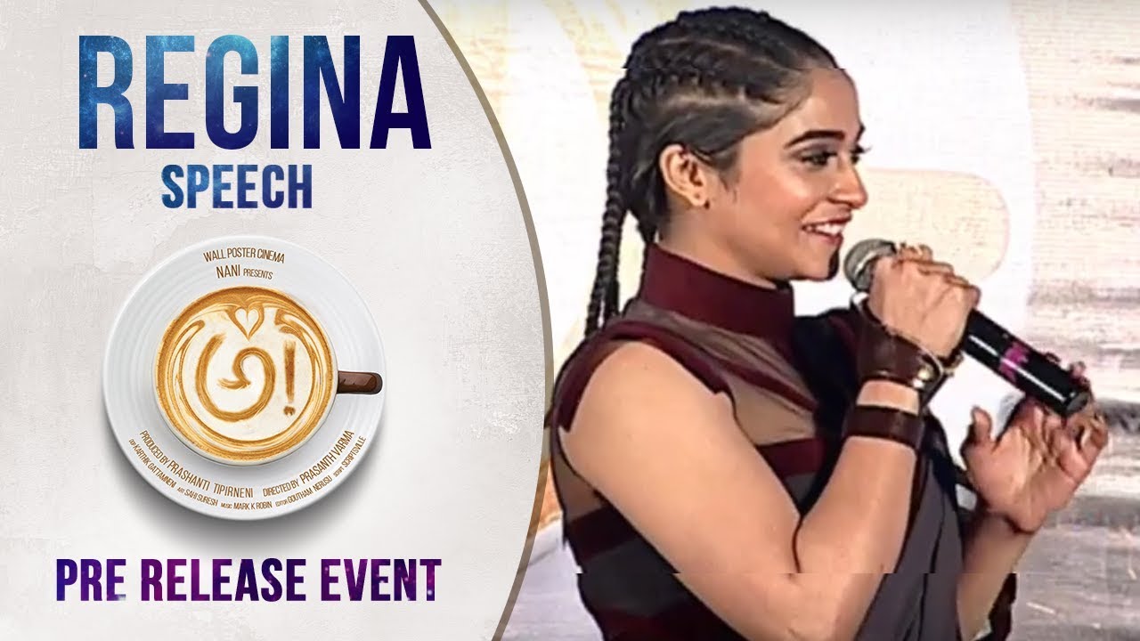 Actress Regina Cassandra Speech @ Awe Movie Pre Release Event