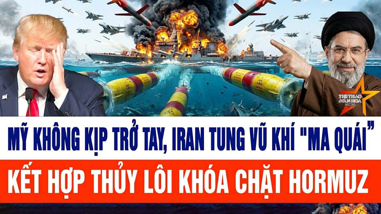 🔴[Trực tiếp] Mỹ không kịp trở tay, Iran tung vũ khí 