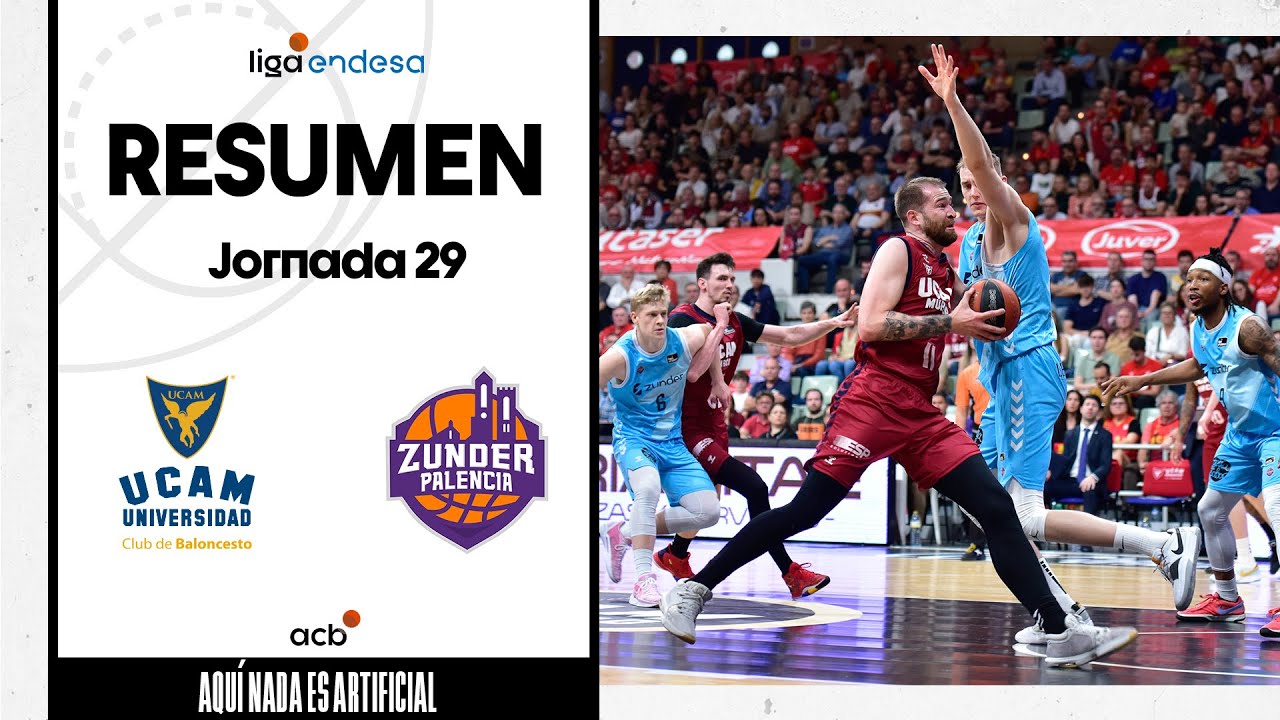 UCAM Murcia - Zunder Palencia (90-77) RESUMEN | Liga Endesa 2023-24