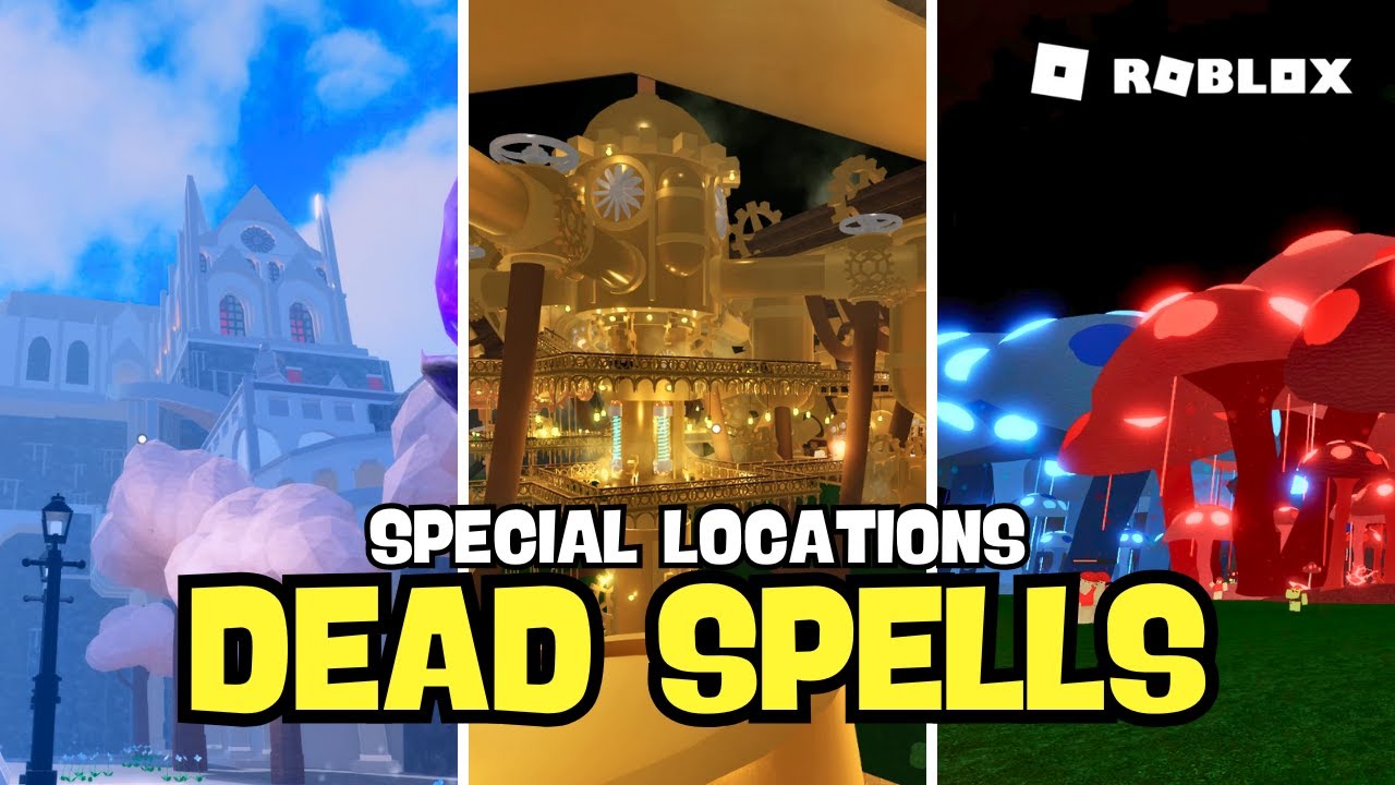 Dead Spells ROBLOX - All New Special Location & New Boss FIght Showcase