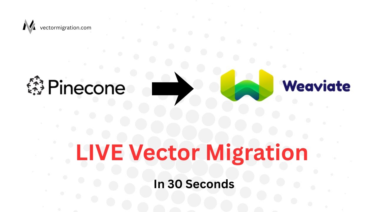 Moving Vectors Live: Pinecone to Weaviate (Full Tutorial 2026)