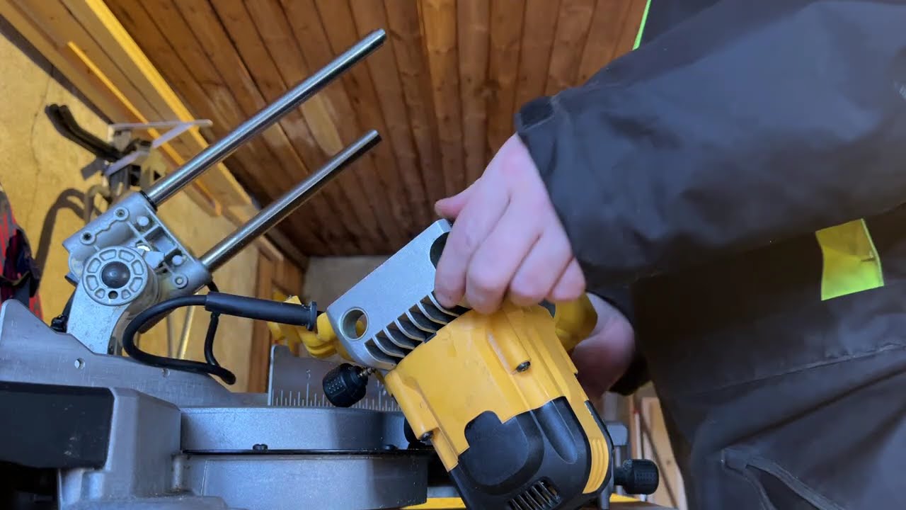 Repair rail bushings dewalt dws 774 miter saw