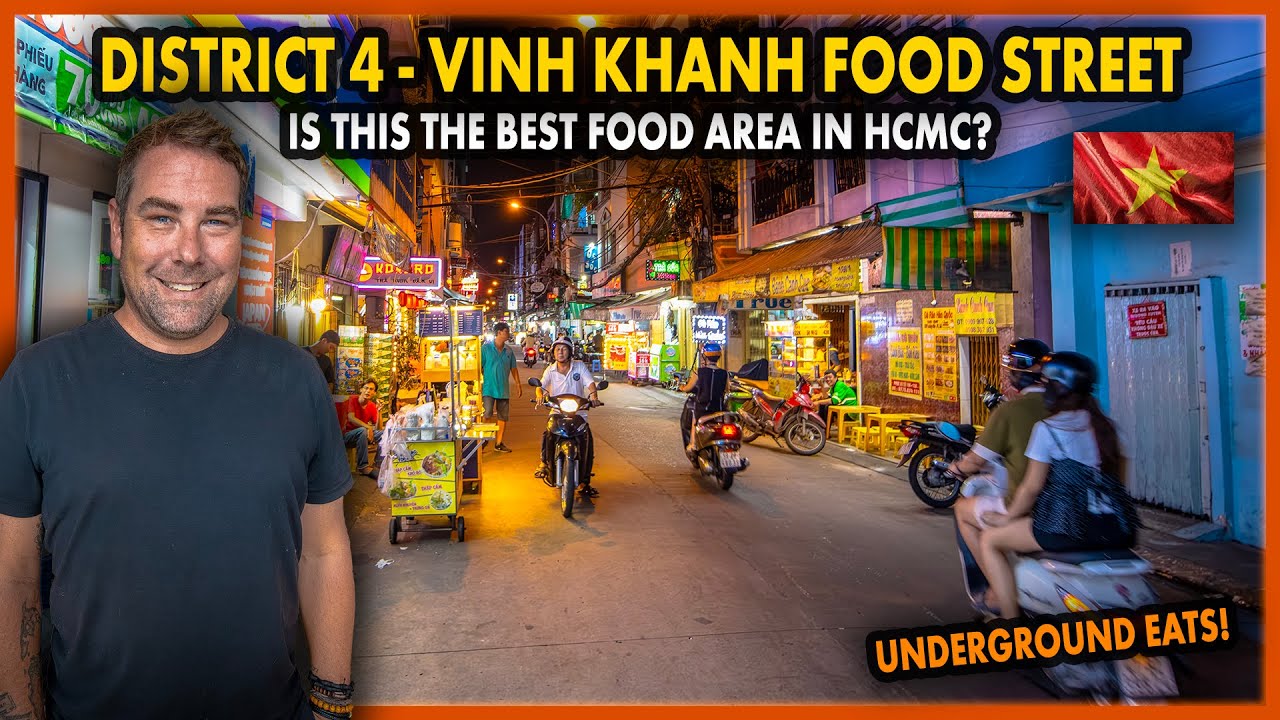 Saigon Street Food Tour - District 4 Vietnam (Underground Eats!)