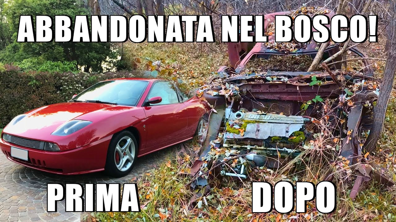 TROVO UNA FIAT COUPÈ ABBANDONATA NEL BOSCO MENTRE FACCIO RUNNING!