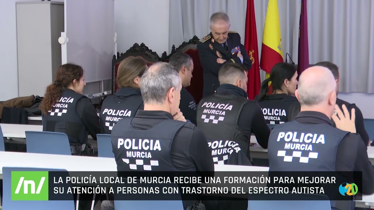 18/02/2026 La Policía Local de Murcia se forma para mejorar la atención a personas con autismo