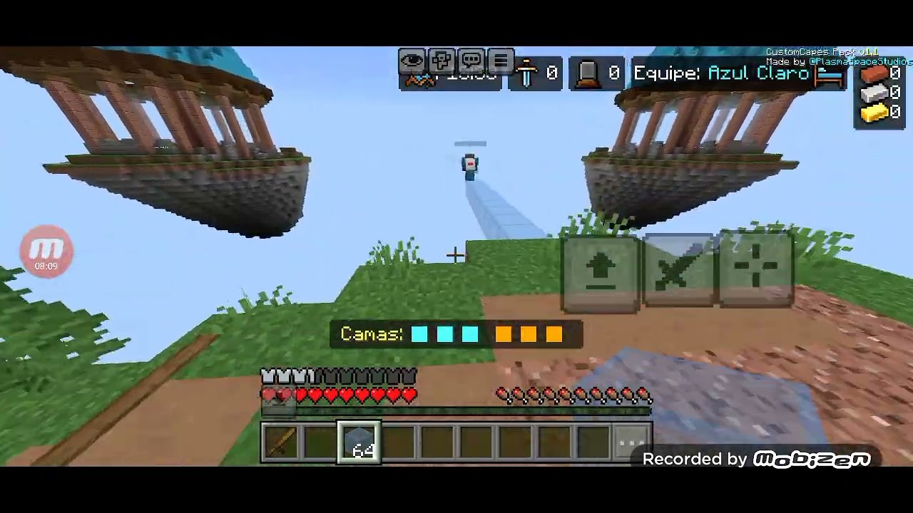 Eu passando raiva no bed Wars #MINECRAFT