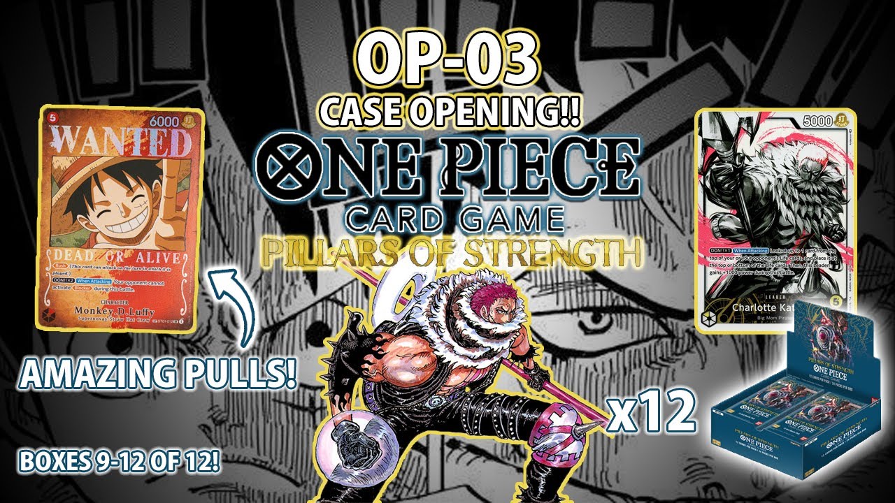 AMAZING Finale! Case Opening OP03 Pillars Of Strength - Final Four Boxes!
