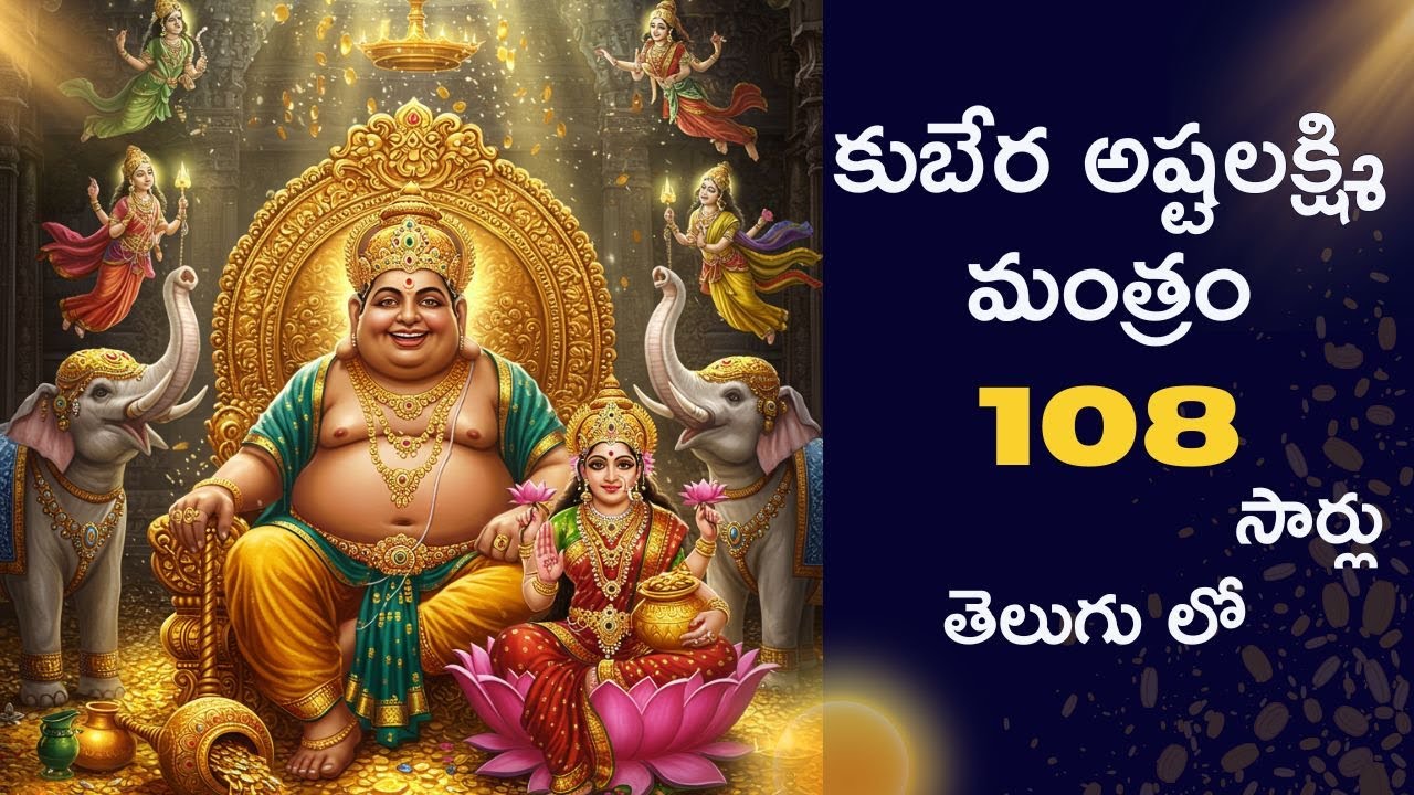 కుబేర అష్టలక్ష్మి మంత్రం | KUBERA ASHTA LAKSHMI MANTRA | MONEY FLOW | LAXMI KUBERA MANTRA