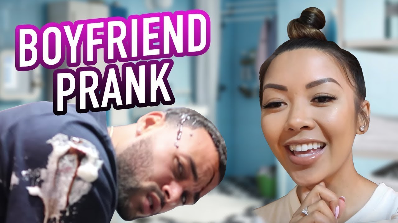 Pranking My Boyfriend While He Sleeps
