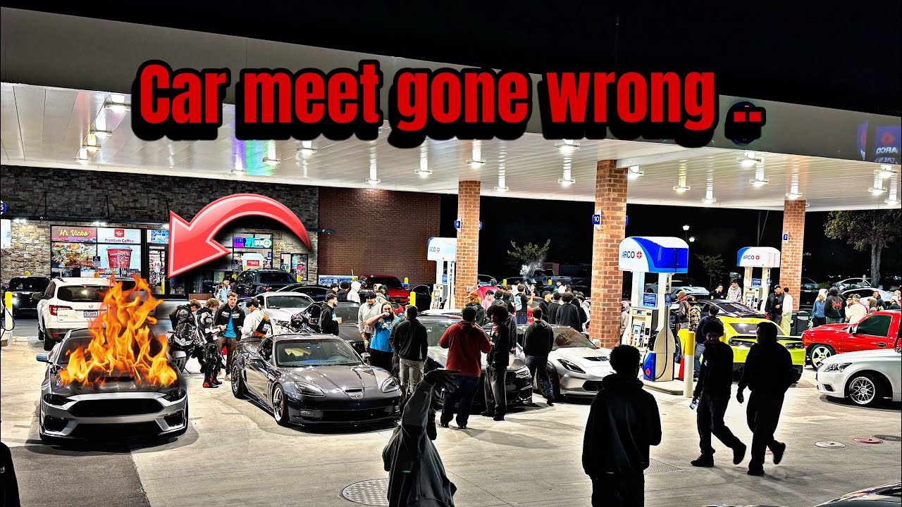 Vlog/car meet( gone wrong ).. 😱 MUST SEE 