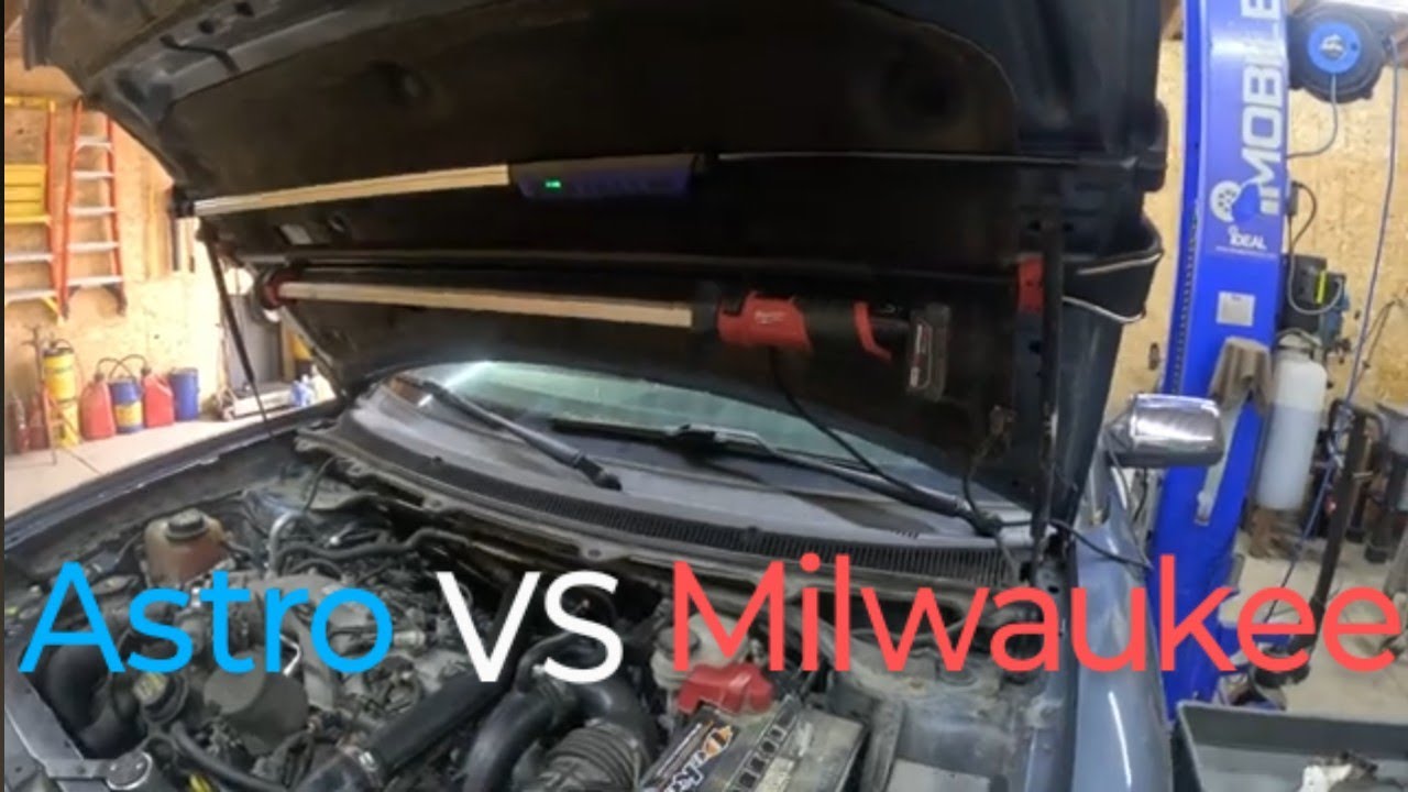 Подсветка под капотом Astro VS Milwaukee