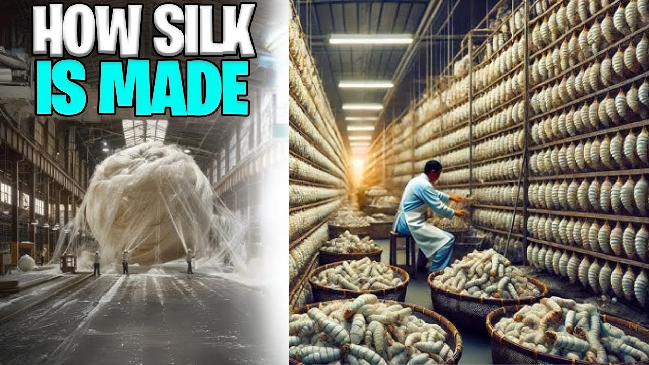 How Japanese Farming MILLION of SilkWorm For Silk