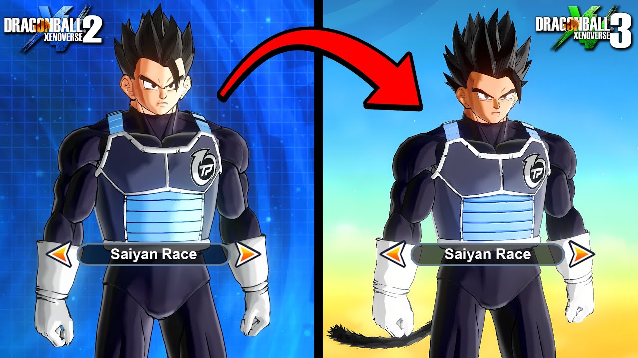 DRAGON BALL XENOVERSE 3 – New CaC Customization, Hairstyles, & Saiyan Tails (Revamp 5.0)