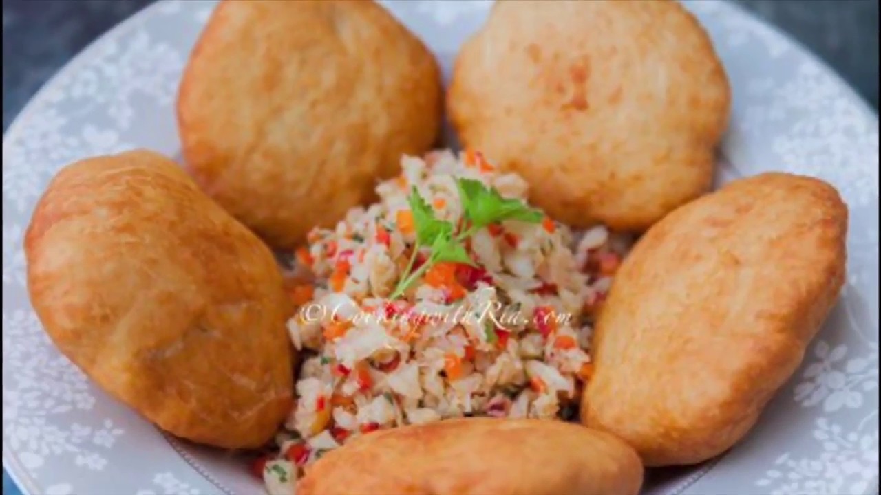 Trinidad SALTFISH BULJOL & FRIED BAKE | CODFISH | BACALAO
