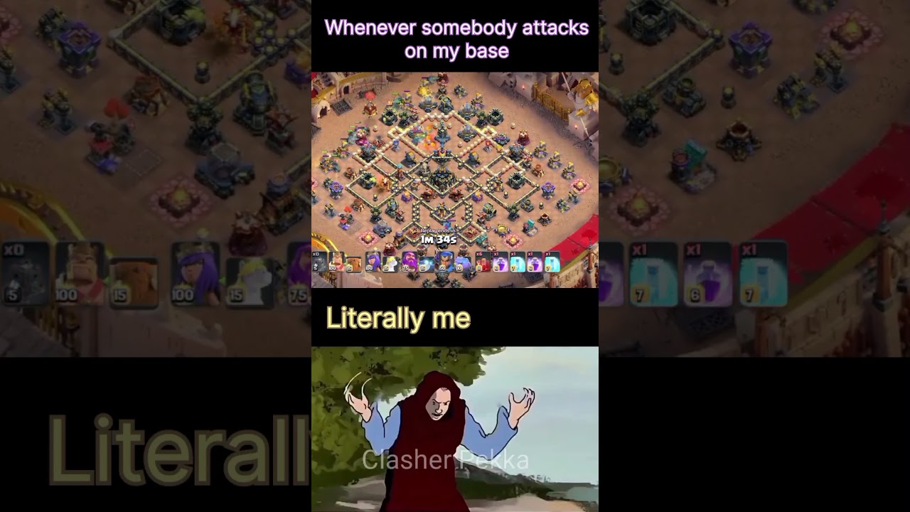 Literally me (subscribe for daily content) #coc #clashingadda  #sumit007live #judoslothgaming