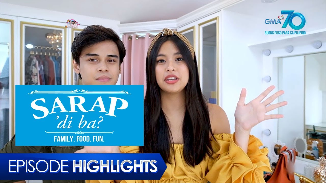 Sarap, 'Di Ba?: Closet raid and ‘rampa’ challenge with Gabbi Garcia and Khalil Ramos | Bahay Edition