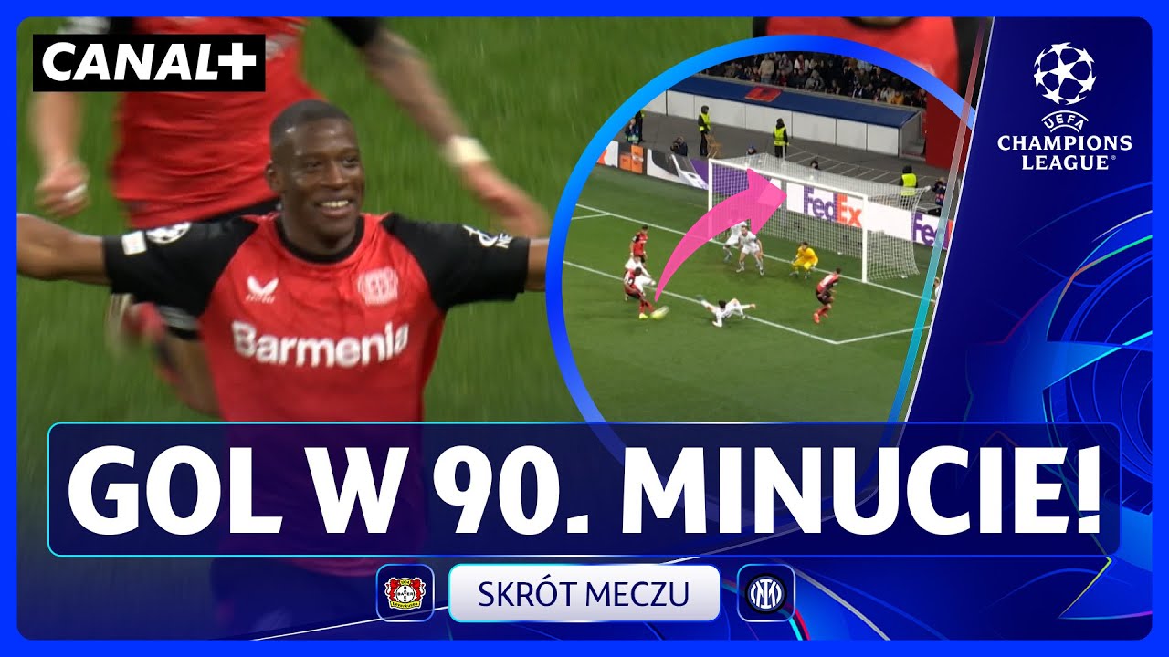 BAYER ZN&Oacute;W WYGRYWA W KOŃC&Oacute;WCE! ZIELIŃSKI POKONANY! BAYER - INTER, SKR&Oacute;T MECZU