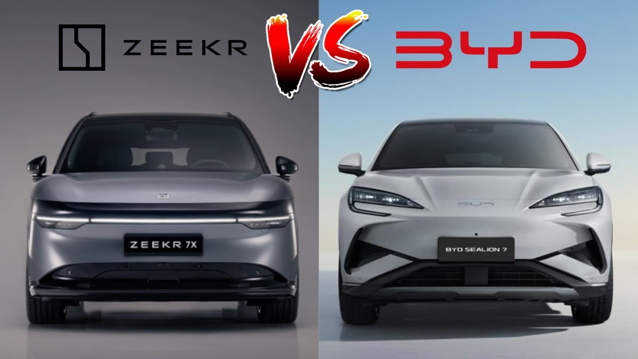 2026 Zeekr 7X vs BYD Sealion 7 | EV Luxury SUV Showdown