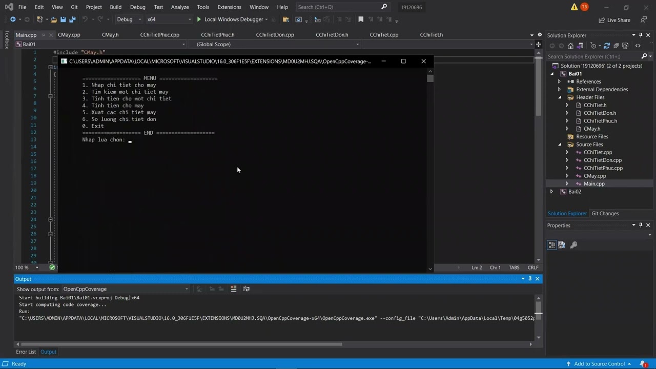 2022.CQ.KCPM.G1.Code Coverage Tools.OpenCppCoverage