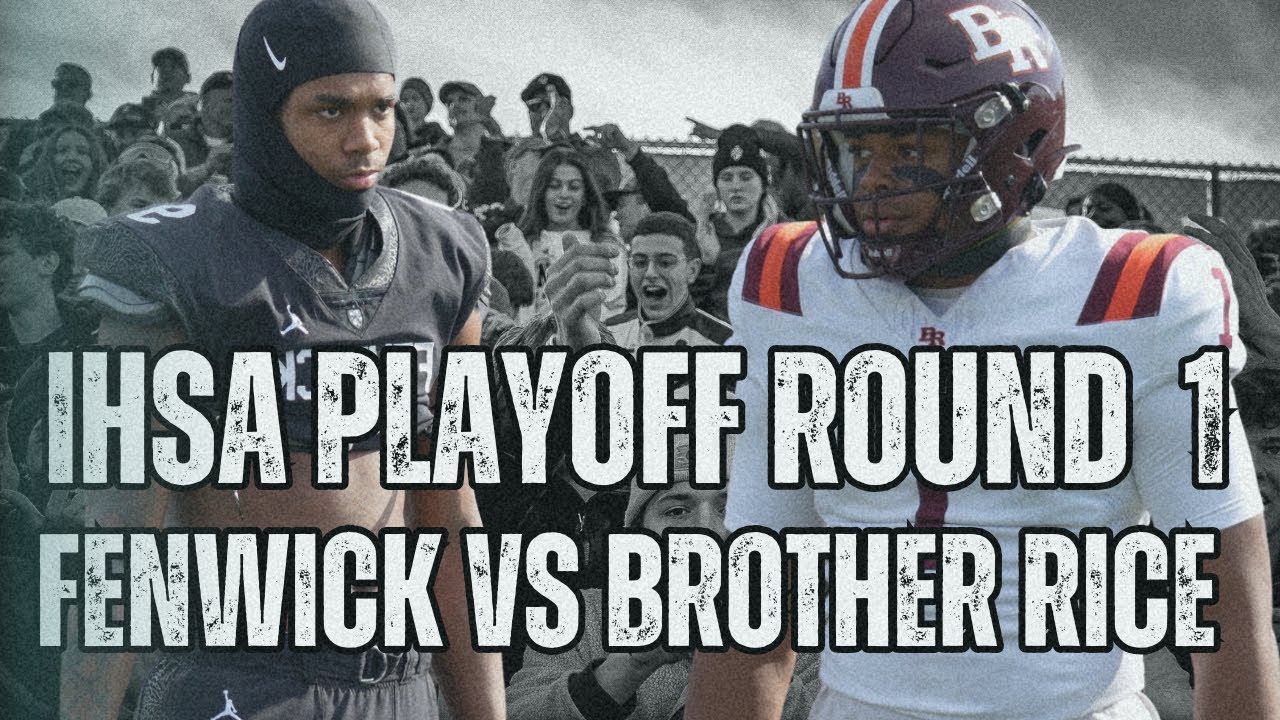 The Friars & Crusaders go toe to toe!!! | Fenwick vs Brother Rice Highlights | 7A IHSA Playoffs
