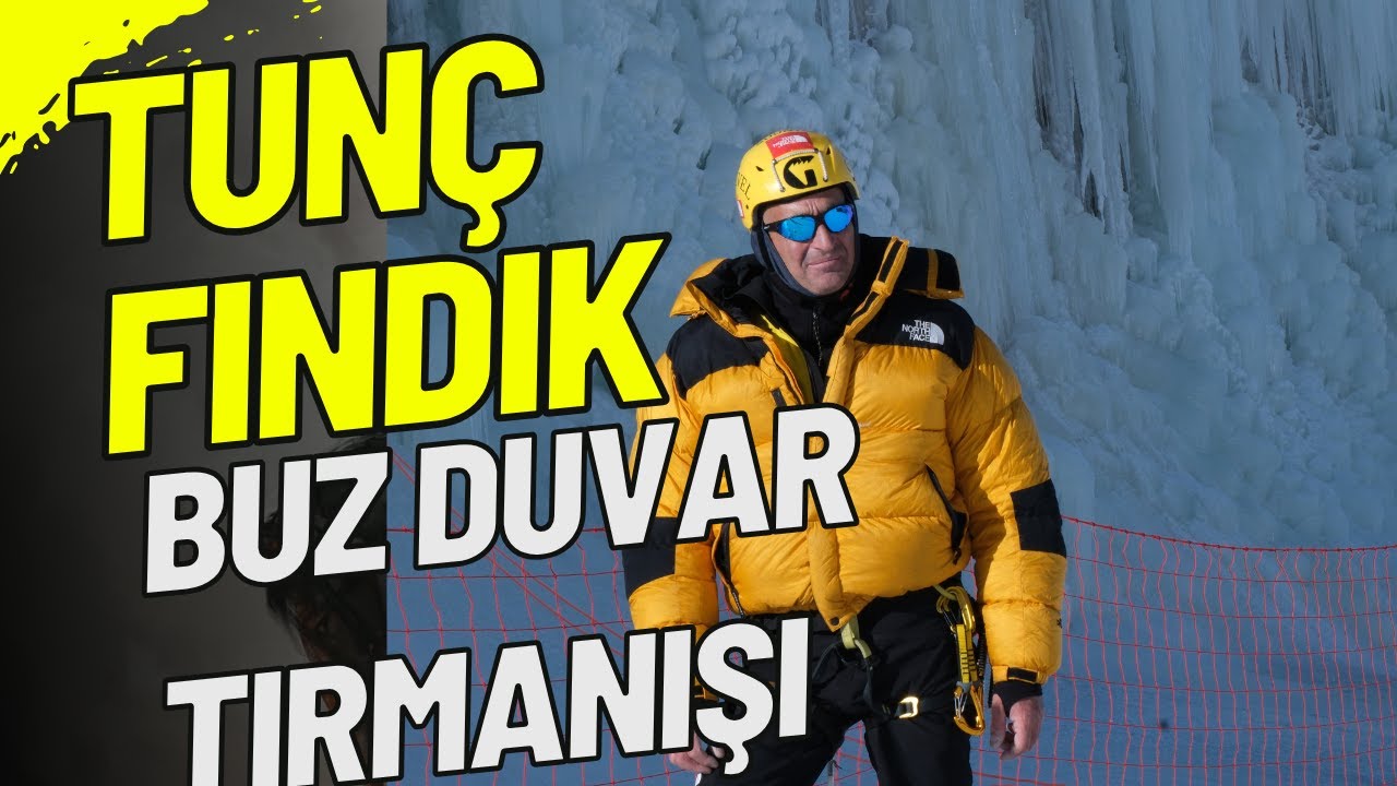 Erzurum Palandöken Mustafa Tekin Buz Duvarında Tunç FINDIK ile Tırmanış Antrenmanı