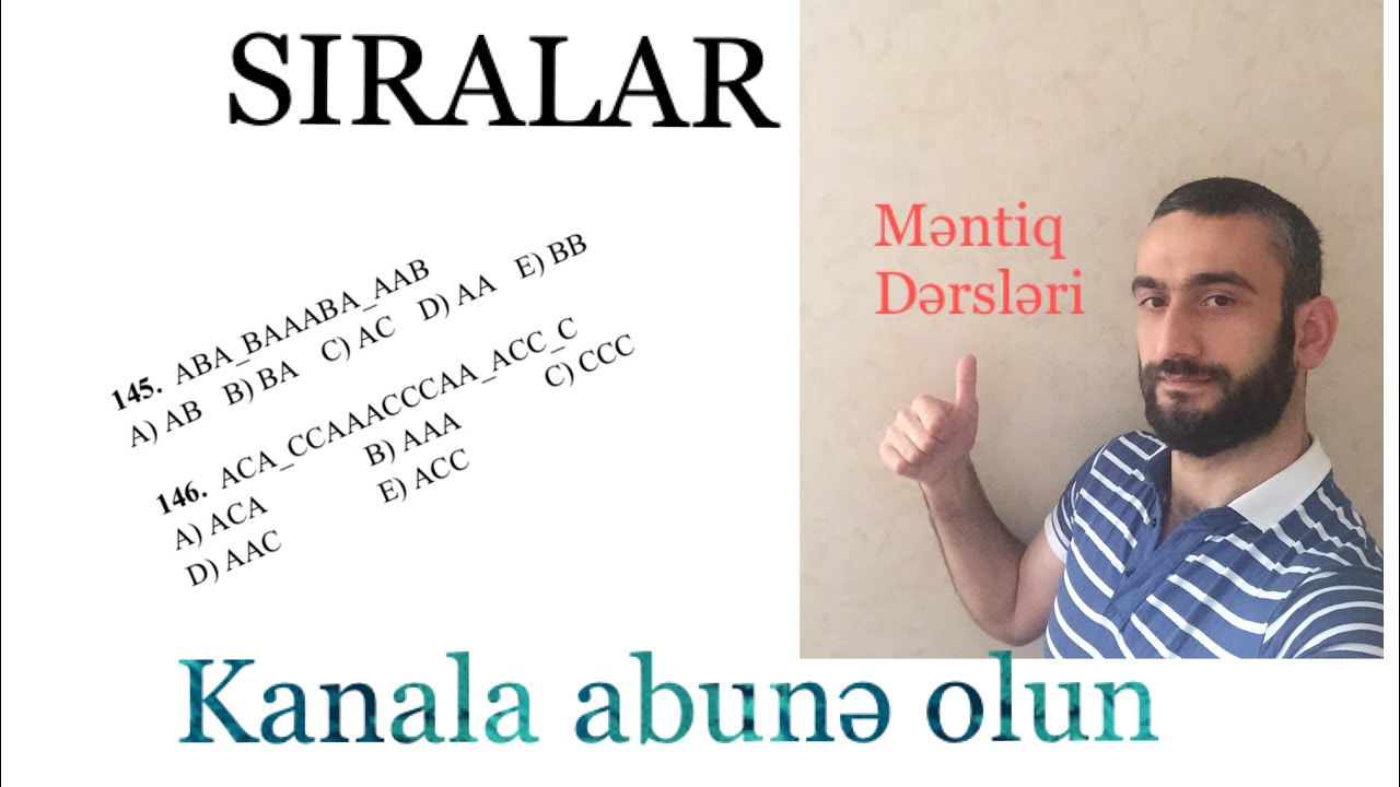 SIRALAR(sıra izləmələri)