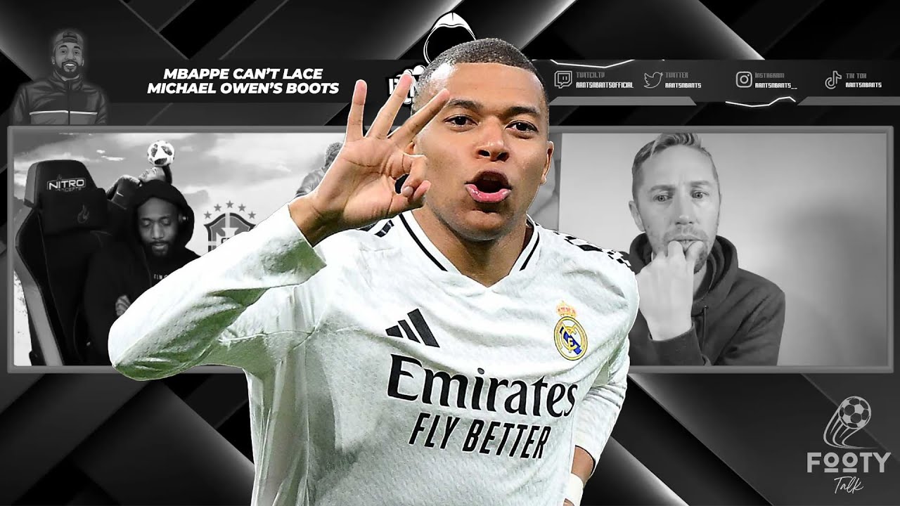 АРХИВ МБАППЕ! ОН НЕ МОЖЕТ ЗАШНУРОВАТЬ БОТИНКИ МАЙКЛА ОУЭНА!!!