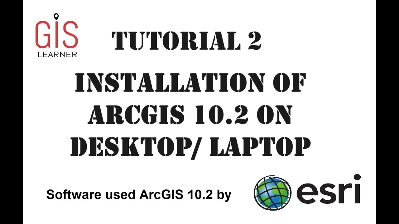 how to fully install ArcGIS 10.2 on desktop tutorial