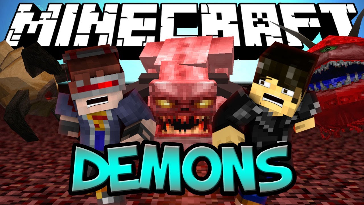Minecraft Mod Showcase : DOOM DEMONS Mod (Lycanite's Mobs)