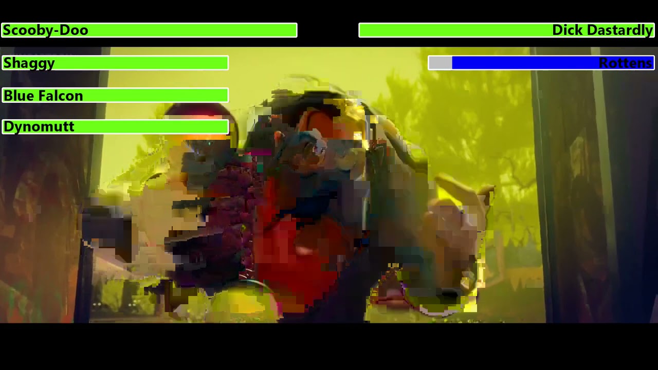 SCOOB! (2020) Funland Battle with healthbars 1/2