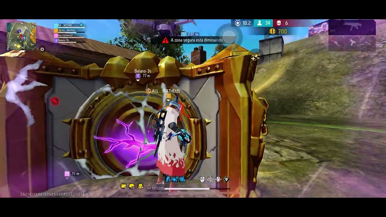 RANQUEADA NO FREE FIRE
