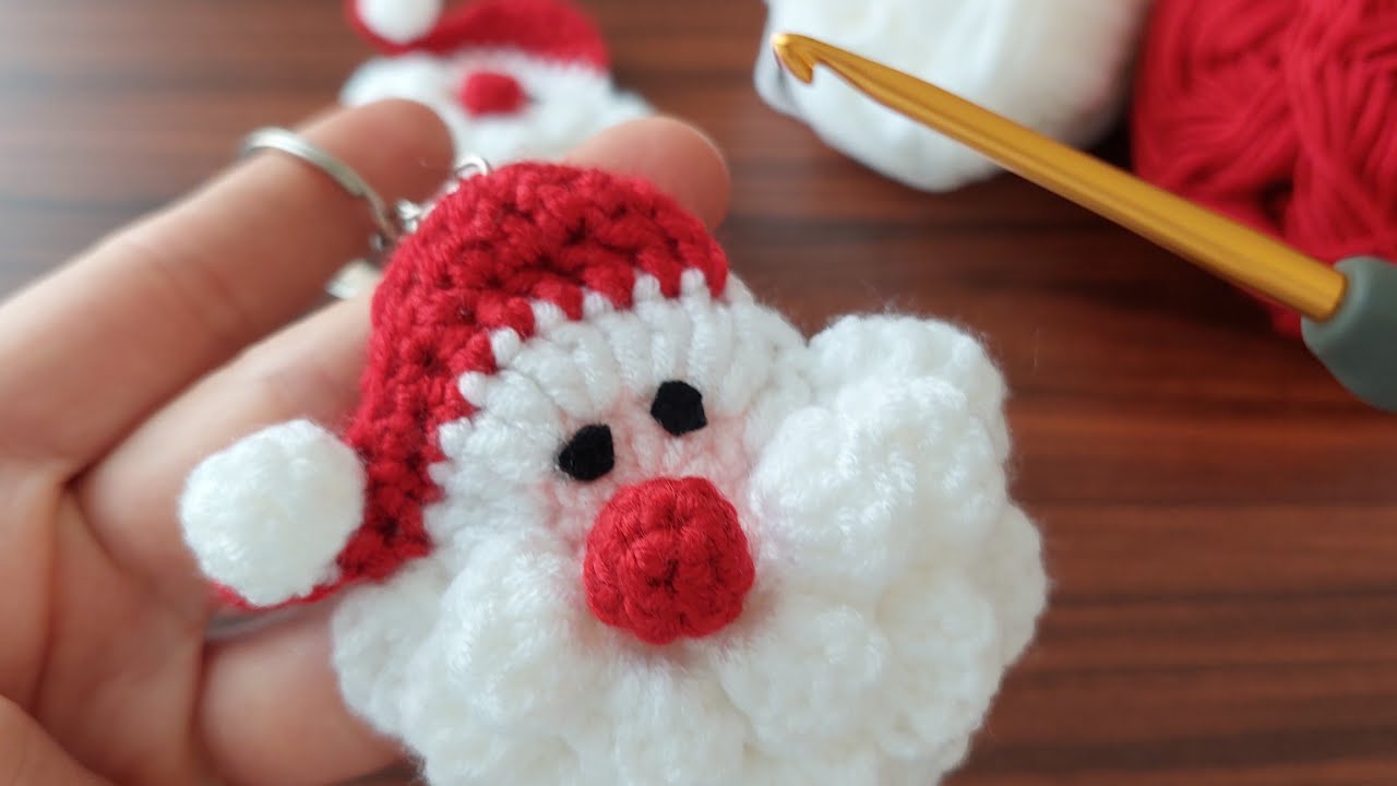Amazing 👌🏻💯 Super Easy crochet Christmas gift 🎁 Santa  🎅 free online Tutorial