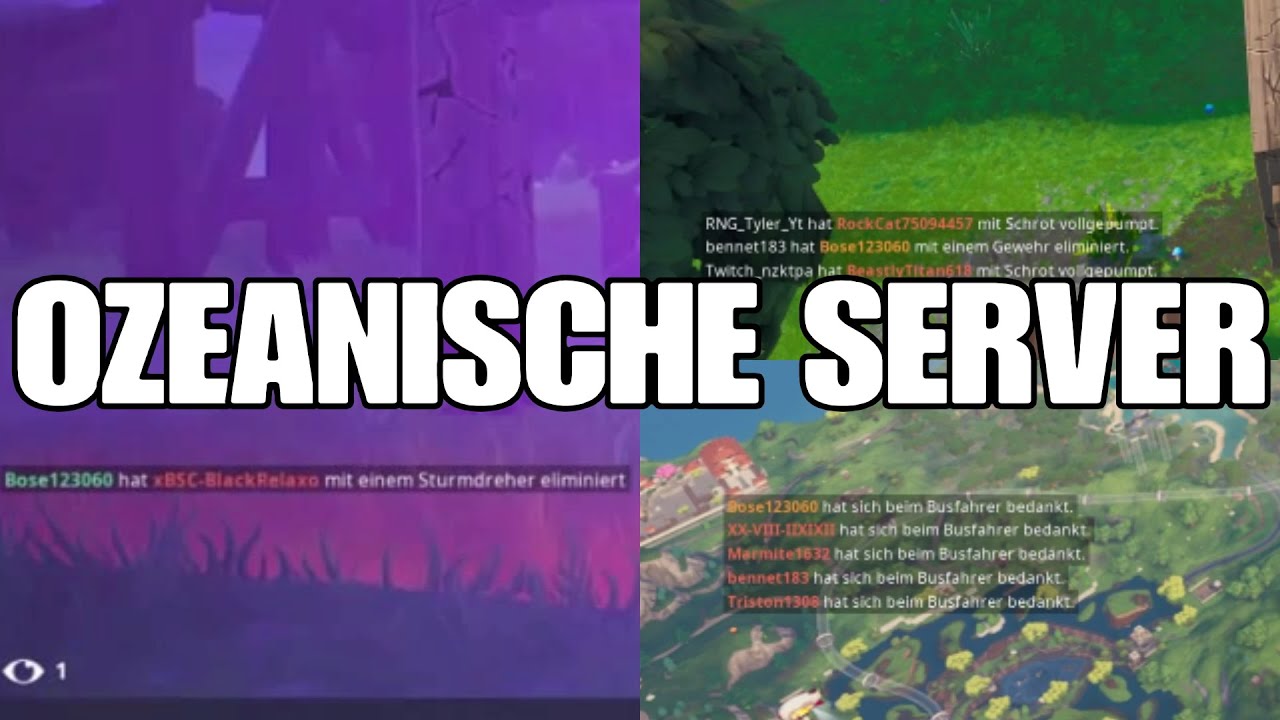 WIR SPIELEN AUF OZEANISCHEN SERVERN ft. Cewo und BlackRelaxo | Fortnite: Battle Royale