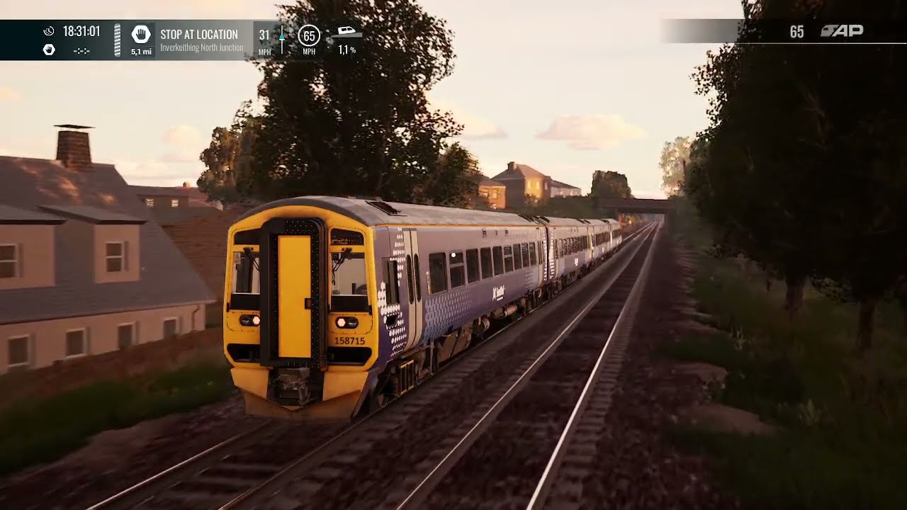 TSW5 | Class 158 | ScotRail | Cowdenbeath - Haymarket TMD