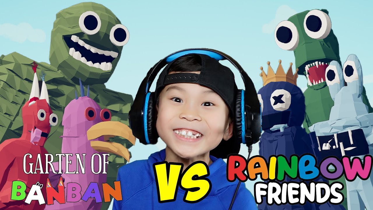 Rainbow Friends Battle Garten of BanBan in TABS