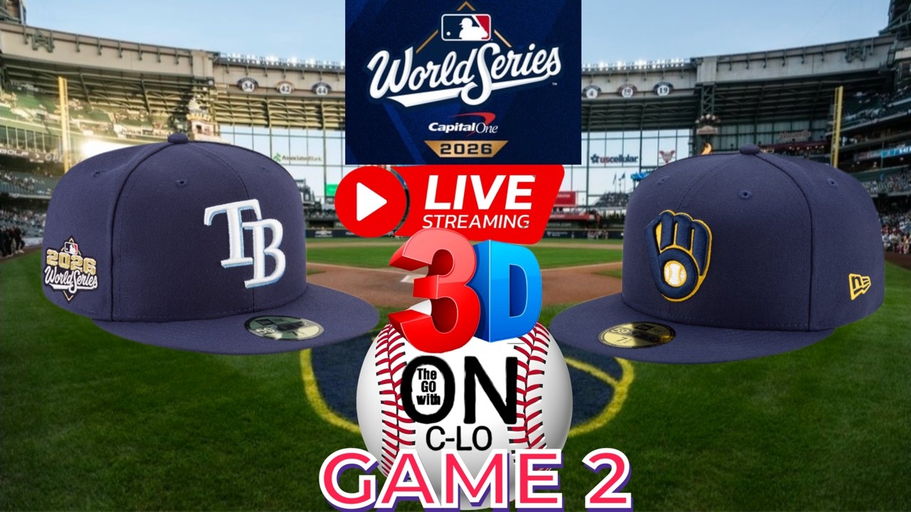 🔴Milwaukee Brewers vs Tampa Bay Rays.World Series Game 2 Live MLB⚾Play by Play 3D Livestream