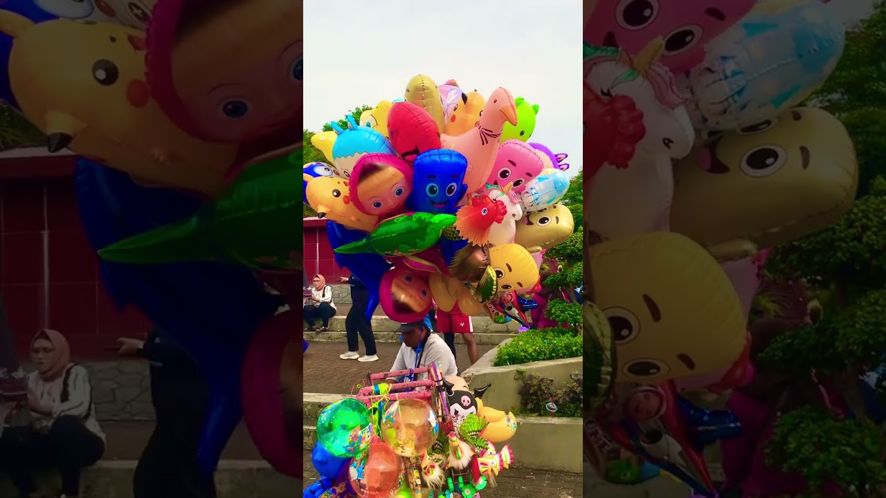 Balon ultah labubu lucu!