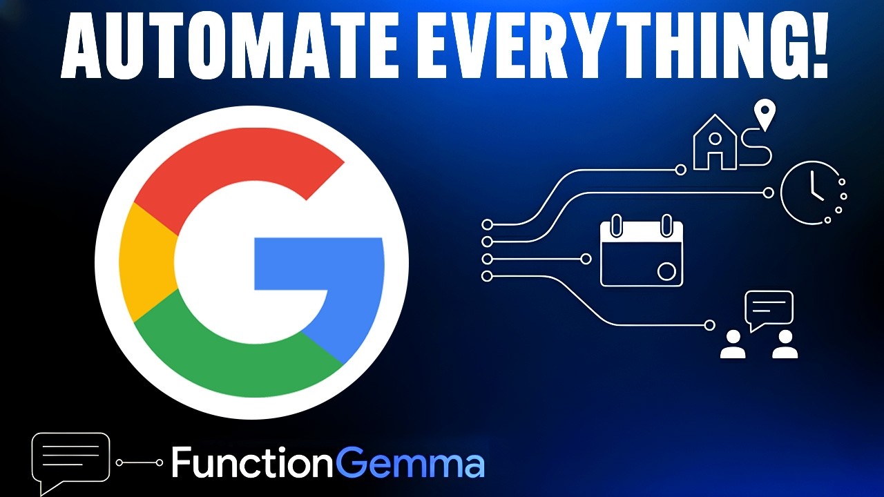 Новая функция FunctionGemma от Google — просто невероятная!