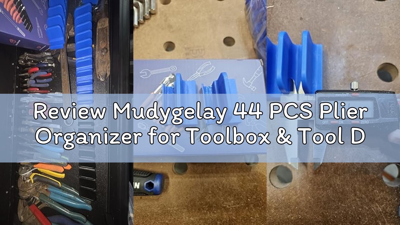 Review Mudygelay 44 PCS Plier Organizer for Toolbox & Tool Drawer, Modular Desgin Plier Holders, Mod