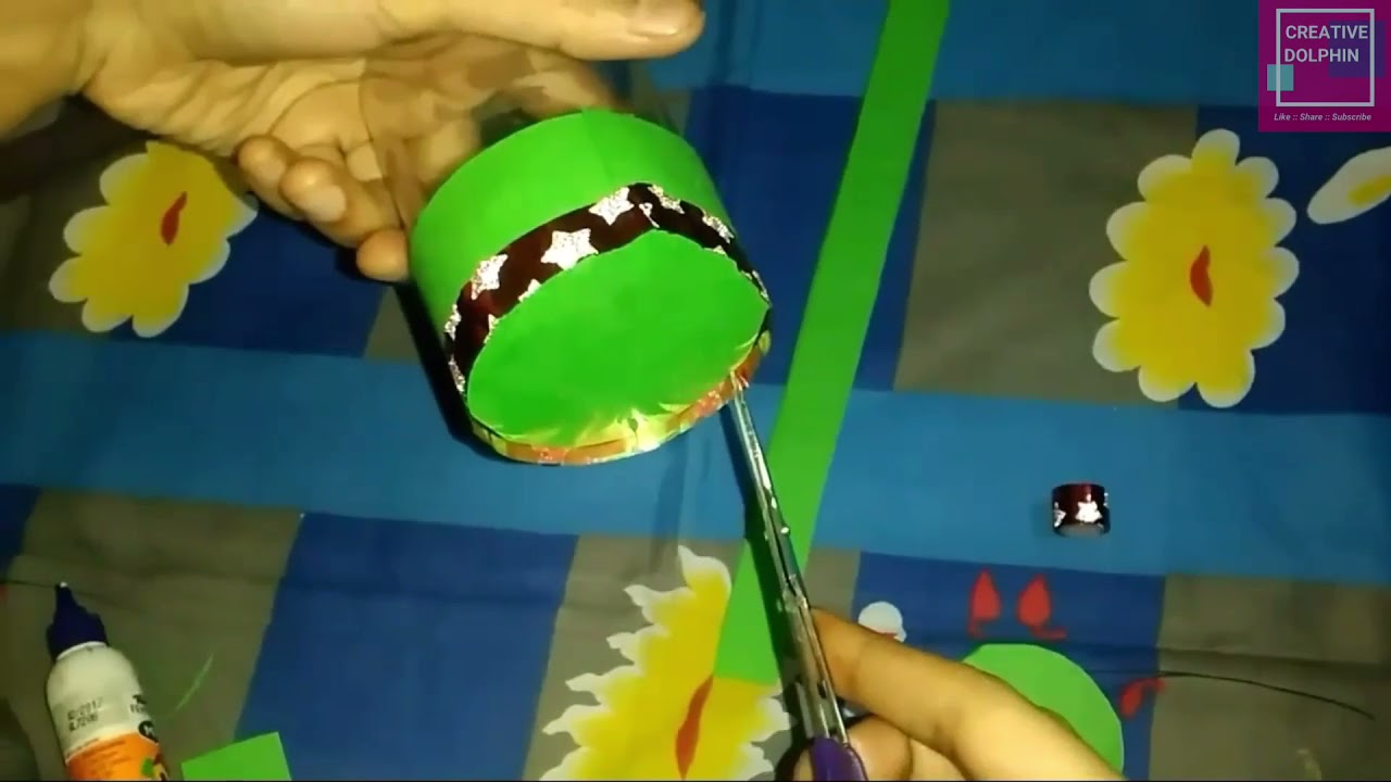 How to make a gift box from plastic bottle | simple plastic bottle craft | easy bottle gift box
