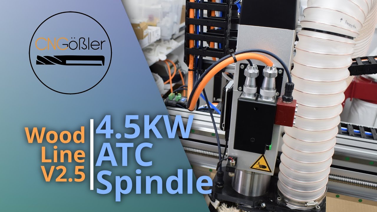 4.5KW ATC Spindle for my Wood-Line V2.5
