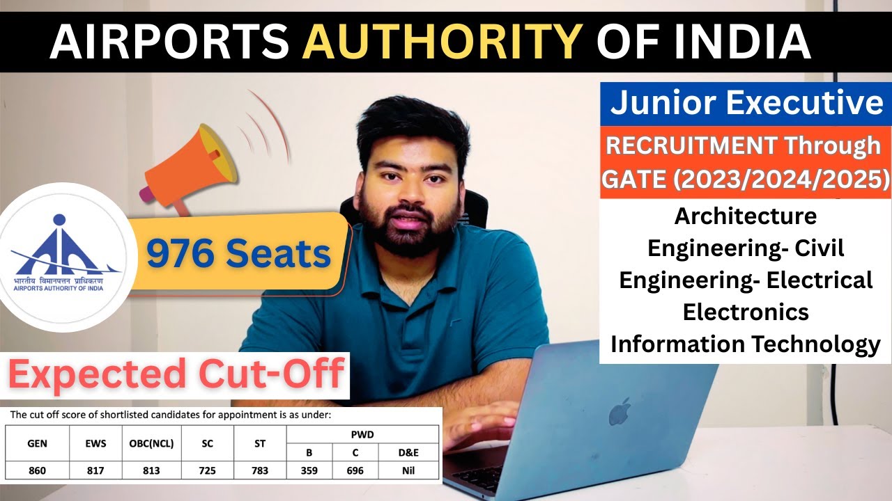 AAI Junior Executive 2025 | GATE Expected Cutoff | Govt Jobs 2025 | AAI Previous Cut-off analysis